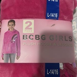 BCBG girls plush hoodie &leggins